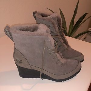 Never worn super cute UGG wedge boots